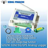 King Pigeon S262W GSM/3G WCDMA Industrial GPS Data logger with Ultra-low/Low/High/Ultra-High Alarm Monitoring