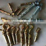 China Manufacturer CE 3" Yellow Galvanized Alloy Steel Israel Sleeve Eye Anchor thumbnail-3