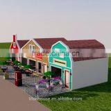 China Suppliers Cold Formed Steel Framing Kitset Cafe Bar Design thumbnail-3