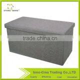 Hot Selling Multifunctional Linen Wholesale Fabric Ottomans thumbnail-2
