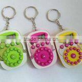 Mini Plastic Pocket Calculator With Keyring thumbnail-1