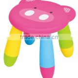 detachable lovely carton shape plastic kids stool