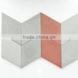 Grey Black Concret Cubic Porcelain Floor and Wall Tile thumbnail-2