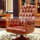 YB29 Luxirious Cherry Wood Executive Office Desk Office Furniture /Classical Luxury Italian Design Solid Wood Office Table thumbnail-5