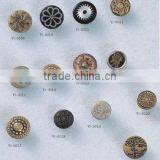 KMJ-2124 Metal Fishion Disign Jeans Snap Buttons ,high Quality Clothes Sanp Button thumbnail-1