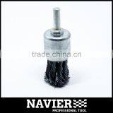 SWB-112 Shaft-mounted Twisted Knot Brush Steel Wire End Brush With Shank for Drill thumbnail-1