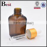 New 2017 Essential Oil 15ml 30ml Glass Dropper Bottle Empty Amber Square Shape 30ml Glass Dropper Bottle thumbnail-6