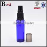 Wholesale Best Selling Cosmetic Packaging Golden Aluminum Spray Bottle Perfume Blue Glass Perfume Bottle 30ml China Manufacture thumbnail-6