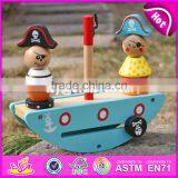 New Design Pirate Toy Wooden Stacking Balance Blocks for Kids W11F056 thumbnail-4