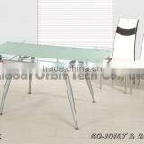 Modern Simple Dining Table Set Dining Room Designs Glass Dining Table and Chair thumbnail-5