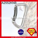 28KN Rock Mountaineer Climbing Aluminum Carabiner With Bent Gate thumbnail-1