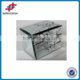 Glass and Velvet Jewelry Box thumbnail-1