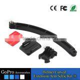 2016 New Wholesale Helmet Curved Extension Arm Selfie Kit for Sports Camera Accessory thumbnail-3