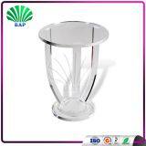 Luxury Acrylic Side Table Living Room Small Coffee Table Modern End Desk thumbnail-2