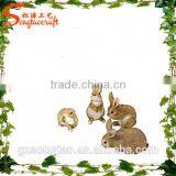 Artificial Animal Lovely Rabbit Decoration Wholesale thumbnail-1