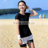 2017 New Design Women Gym Wear Running Bra Fitness Pants Women Running Suit thumbnail-3