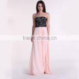 Long Chiffon New Style Western Party Wear Woman Off The Shoulder Best Pattern One Piece Sale Evening Dress thumbnail-3