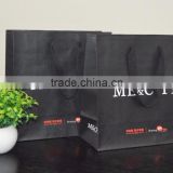 fashion rope handle laminated paper bag/ c2s art paper bag shopping bag