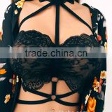 Harness Bra Women Bandage Harness Elastic Strappy Hollow Out Bra 2017 new sexy
