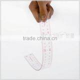 Kearing Chinese Manufacture High Quality Flexible Plastic Pattern Making Ruler 3 * 30cm With Mattern Grids # 8006 thumbnail-2