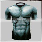 2016 Marvel Superhero T-shirt Tee Running Compression Shirts thumbnail-2