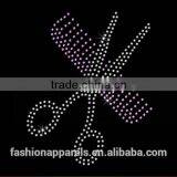 Uniflying Latest Fashion Comb Scissors Dryer Hairdresser Iron on Rhinestone Sheets thumbnail-6
