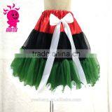 Sequin Hot Stitching Color High Quality Baby Girls Soft Fabrics Chiffon Tutu Pettiskirt thumbnail-3