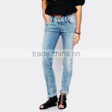 China Factory Wholesale Women New Design Pattern Jeans Pants thumbnail-3