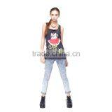 Wholesale Textiles Ladies Cat Watermelon Printed Custom Wrestling Singlets thumbnail-1
