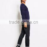 V Neck Russisa Knitting Sweaters Middle Line Knitwear Pattern Oem Service Factory Price thumbnail-5