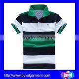 Hot Sale Custom 100% Cotton Polo Shirts for Men/hot Sale High Quality Stripe Polo Tshirts thumbnail-2