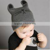 Cute Patten Design 100% Cotton Baby Winter Knitted Hat and Cap thumbnail-3