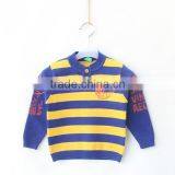 Knitted Striped Sweaters Kids Print Winter Pullover thumbnail-2