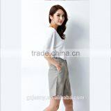 Wholesale Simple Black Cargo Walking Women Bermuda Shorts thumbnail-4