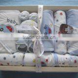 Wholesale 100% Cotton Unisex New Born Baby 10Pcs Gift Set For 0-12M thumbnail-1