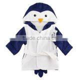 Waddle Penguin Hooded Spa Bathrobe And Custom Fancy Animal Baby Bathrobe thumbnail-3