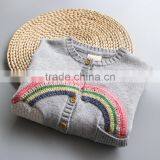 S17699A Children Sweaters Rainbow Pattern Girls Clothes Kids Sweaters thumbnail-4