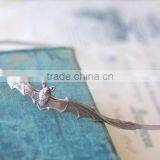 Bat Headband Vampire Silver Head Piece Goth Halloween Hair Accessory thumbnail-1