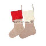 New Style Burlap Personalized Christmas Stocking thumbnail-1