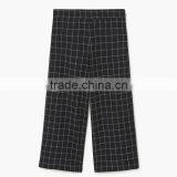 Attractive Glitzy Cropped Cutting Side Zip Cotton Womens Checkered Pants thumbnail-6
