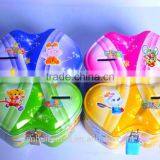 Redhill Personality Double Heart Shape Saving Cans,money Boxes,metal Can thumbnail-1