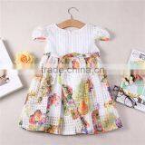 Wholesale Summer Short Sleeve Princess Dress Baby Girl Dress Clothes thumbnail-2