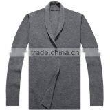 Cool Solid Color Sweater Long Sleeve Knitted Cardigan Men With Best Quality thumbnail-4