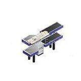 Firm Stable Supermarket Checkout Counter With Conveyor Belt Stainless Steel Countertops