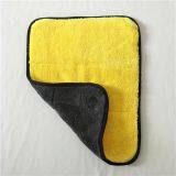 Hot Sale Gray + Yellow Super Absorption Car Cleaning Towel thumbnail-2