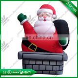 Hot sale CE kids customized inflatable father christmas