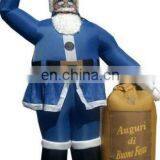 Huge Inflatable Santa Claus With Gift thumbnail-1