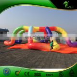 Hot Sale Rainbow Giant Inflatable Tent / Outdoor New Design Inflatable Trade Show Tent For Advertising / Party /Wedding / Events