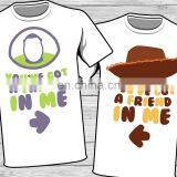 Privte Logo Name Tee Couple Tshirt for Your Own Design thumbnail-1