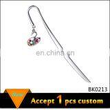 Different Shapes of Crystal Metal Bookmarks